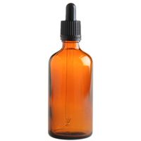 Essentially Natural Amber Glass Bottle with Pipette 100ml
